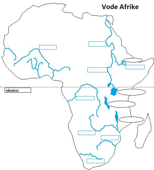 slijepa karta afrike Denisov geo kutak | Geografija u školi | Stranica 19 slijepa karta afrike