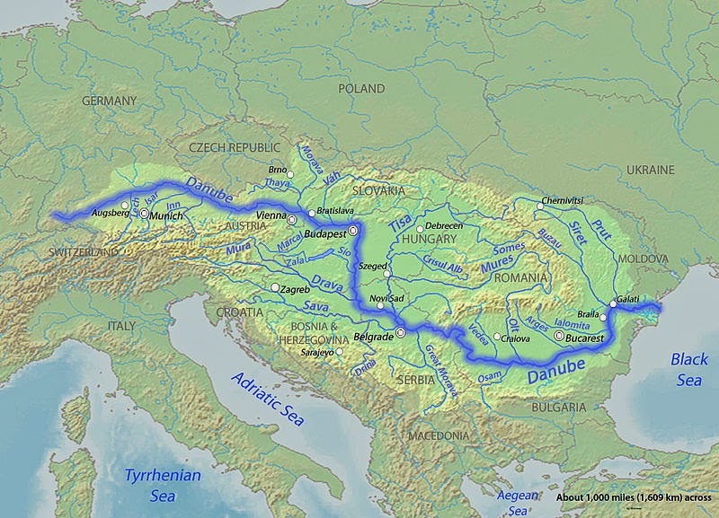 dunav karta Dunav od izvora do ušća | Denisov geo kutak dunav karta